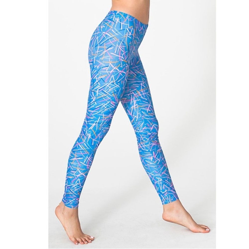 American Apparel Shiny Nylon Tricot Leggings